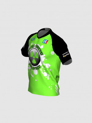 Podiumwear Men's Silver Short Sleeve MTB Jersey