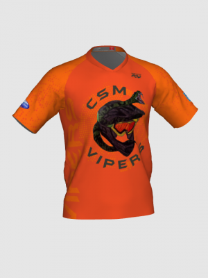 Podiumwear Men's Silver Short Sleeve MTB Jersey - New Fabric 2025!