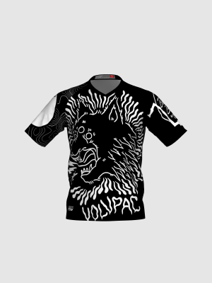 Podiumwear Men's Silver Short Sleeve MTB Jersey - New Fabric 2025!