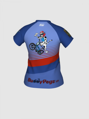 Podiumwear Women's Silver Short Sleeve MTB Jersey - NEW FABRIC 2025!