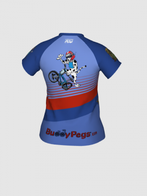 Podiumwear Women's Silver Short Sleeve MTB Jersey