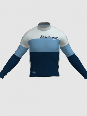Podiumwear Men's Gold Merino Wool Long Sleeve Jersey
