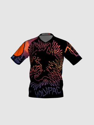 Podiumwear Men's Silver Short Sleeve MTB Jersey - New Fabric 2025!