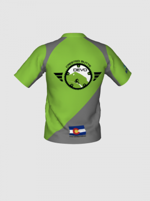 Podiumwear Men's Silver Short Sleeve MTB Jersey - New Fabric 2025!