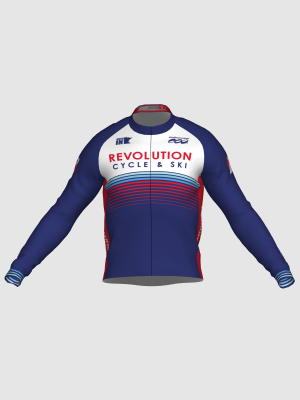 Podiumwear Men's Gold Merino Wool Long Sleeve Jersey