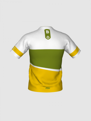 Podiumwear Men's Silver Short Sleeve MTB Jersey - New Fabric 2025!