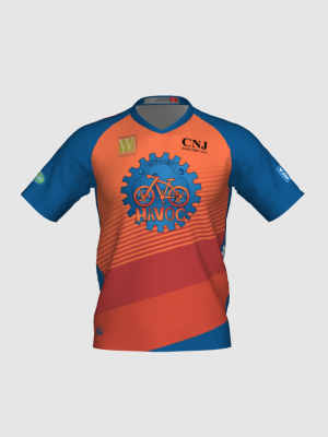 Podiumwear Men's Silver Short Sleeve MTB Jersey - New Fabric 2025!