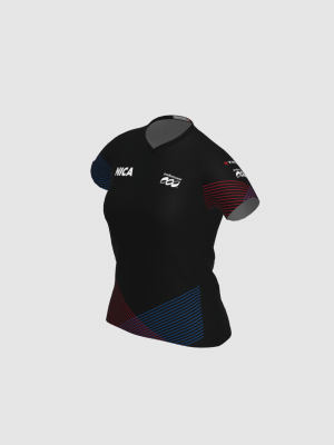 Podiumwear Women's Silver Short Sleeve MTB Jersey - NEW FABRIC 2025!