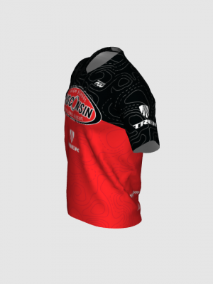 Podiumwear Men's Silver Short Sleeve MTB Jersey - New Fabric 2025!