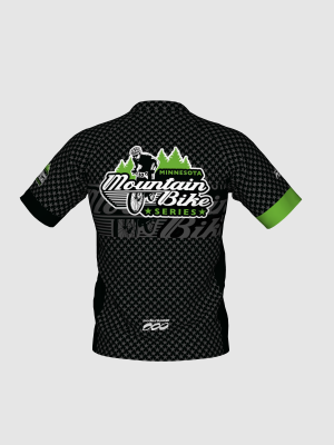 Podiumwear Men's Silver Short Sleeve MTB Jersey - New Fabric 2025!