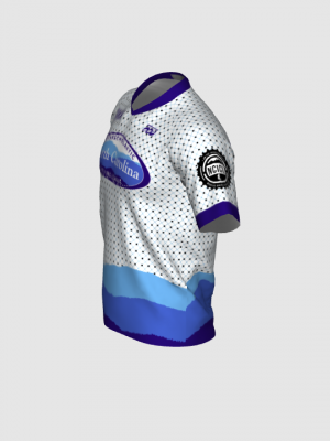 Podiumwear Men's Silver Short Sleeve MTB Jersey - New Fabric 2025!