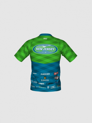 Podiumwear Men's Silver Short Sleeve MTB Jersey - New Fabric 2025!