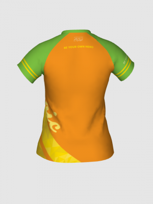 Podiumwear Women's Silver Short Sleeve MTB Jersey - NEW FABRIC 2025!