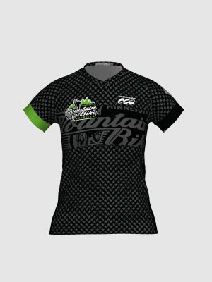 Podiumwear Women's Silver Short Sleeve MTB Jersey