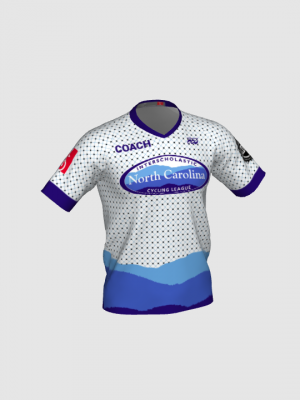 Podiumwear Men's Silver Short Sleeve MTB Jersey - New Fabric 2025!
