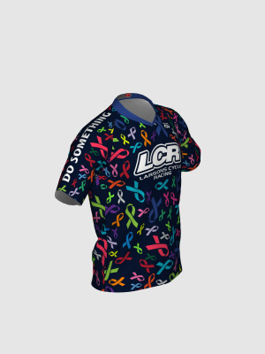 Podiumwear Men's Silver Short Sleeve MTB Jersey - New Fabric 2025!