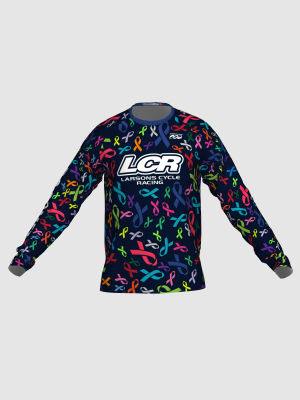 Podiumwear Unisex Silver Long Sleeve Tech Tee - New Fabric 2025!