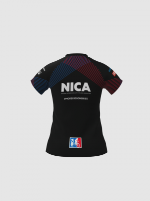 Podiumwear Women's Silver Short Sleeve MTB Jersey - NEW FABRIC 2025!