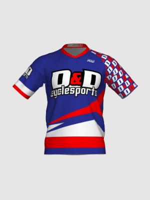 Podiumwear Men's Silver Short Sleeve MTB Jersey - New Fabric 2025!