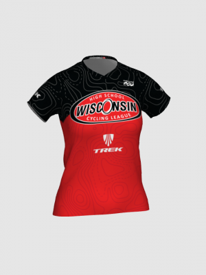 Podiumwear Women's Silver Short Sleeve MTB Jersey - NEW FABRIC 2025!