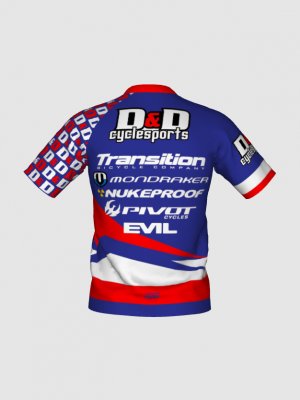 Podiumwear Men's Silver Short Sleeve MTB Jersey - New Fabric 2025!