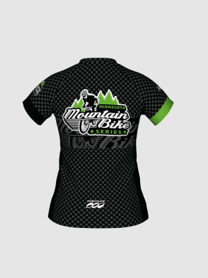 Podiumwear Women's Silver Short Sleeve MTB Jersey