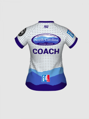 Podiumwear Women's Silver Short Sleeve MTB Jersey - NEW FABRIC 2025!