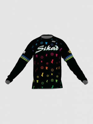 Podiumwear Unisex Silver Long Sleeve Tech Tee - New Fabric 2025!