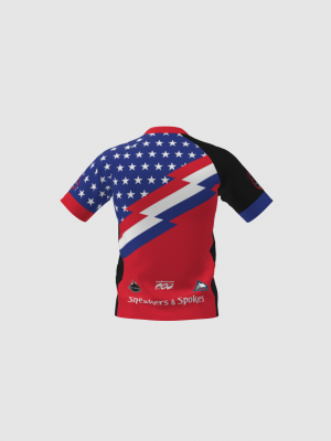 Podiumwear Men's Silver Short Sleeve MTB Jersey - New Fabric 2025!