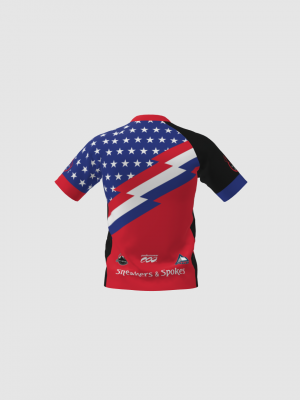 Podiumwear Men's Silver Short Sleeve MTB Jersey