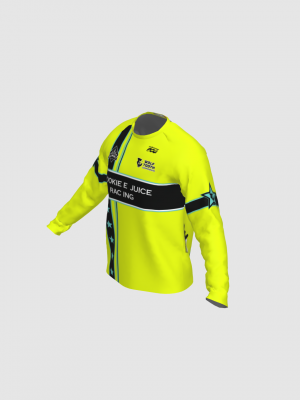 Podiumwear Unisex Silver Long Sleeve Tech Tee - New Fabric 2025!