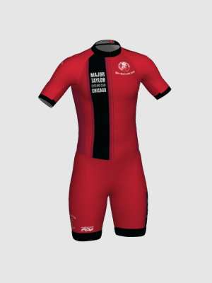 Podiumwear Men's Short Sleeve Skinsuit with Pockets