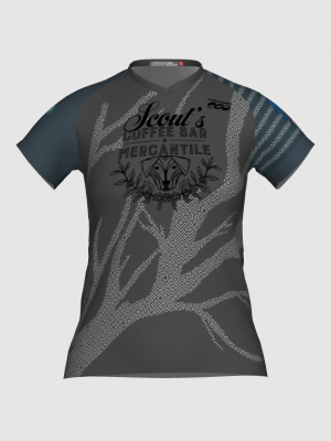 Podiumwear Women's Silver Short Sleeve MTB Jersey