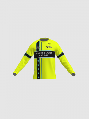 Podiumwear Unisex Silver Long Sleeve Tech Tee - New Fabric 2025!