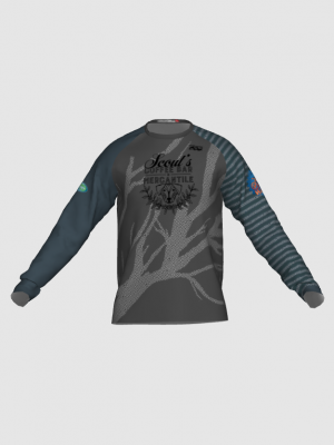Podiumwear Unisex Silver Long Sleeve Tech Tee - New Fabric 2025!