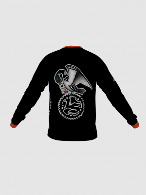 Podiumwear Unisex Silver Long Sleeve Tech Tee - New Fabric 2025!
