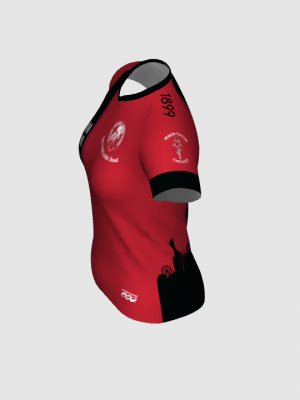 Podiumwear Women's Silver Short Sleeve MTB Jersey - NEW FABRIC 2025!