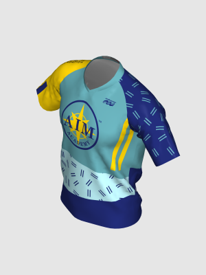 Podiumwear Men's Silver Short Sleeve MTB Jersey - New Fabric 2025!