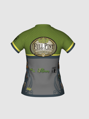 Podiumwear Women's Silver Short Sleeve MTB Jersey