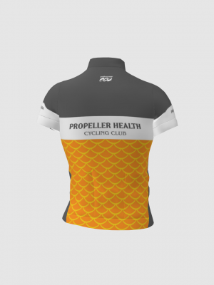 Podiumwear Women's Silver Full Zip Jersey