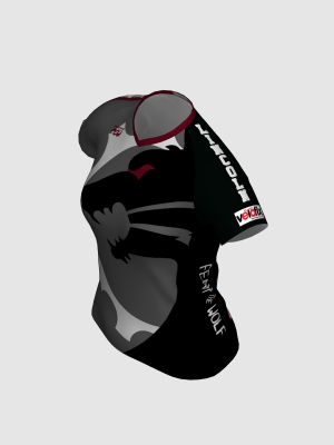 Podiumwear Women's Silver Short Sleeve MTB Jersey - NEW FABRIC 2025!