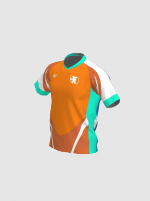 Podiumwear Men's Silver Short Sleeve MTB Jersey - New Fabric 2025!