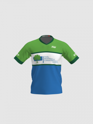 Podiumwear Men's Silver Short Sleeve MTB Jersey - New Fabric 2025!