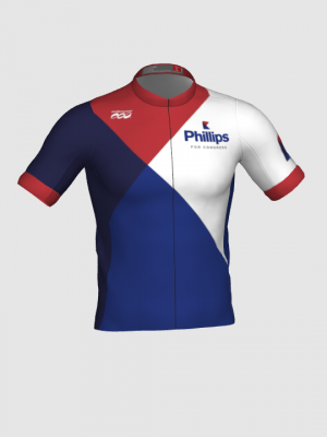 Podiumwear Men's Silver Full Zip Jersey