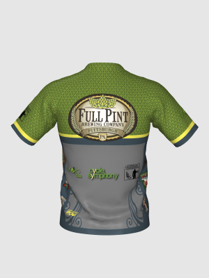 Podiumwear Men's Silver Short Sleeve MTB Jersey - New Fabric 2025!