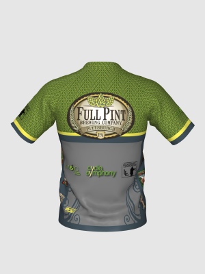 Podiumwear Men's Silver Short Sleeve MTB Jersey