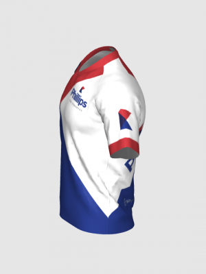 Podiumwear Men's Silver Short Sleeve MTB Jersey - New Fabric 2025!