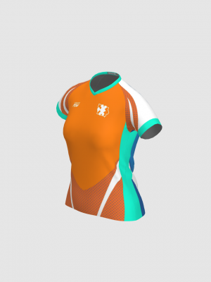 Podiumwear Women's Silver Short Sleeve MTB Jersey - NEW FABRIC 2025!