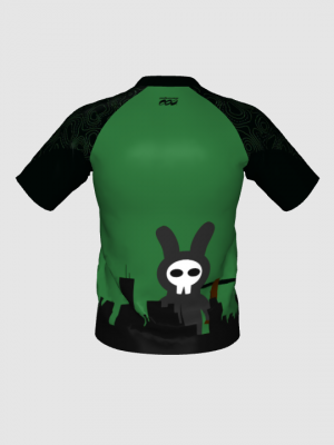 Podiumwear Men's Silver Short Sleeve MTB Jersey - New Fabric 2025!