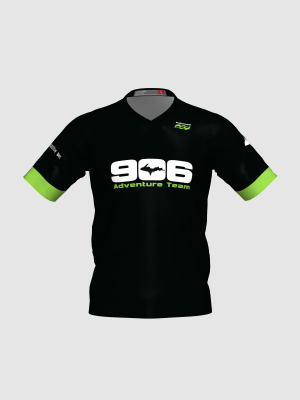 Podiumwear Men's Silver Short Sleeve MTB Jersey - New Fabric 2025!